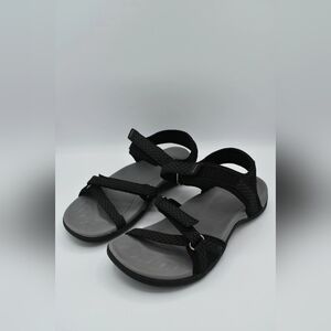 Black Strappy Sandals